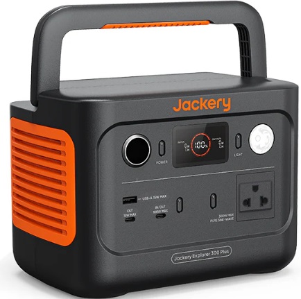 Jackery power station Explorer 300 Plus - side